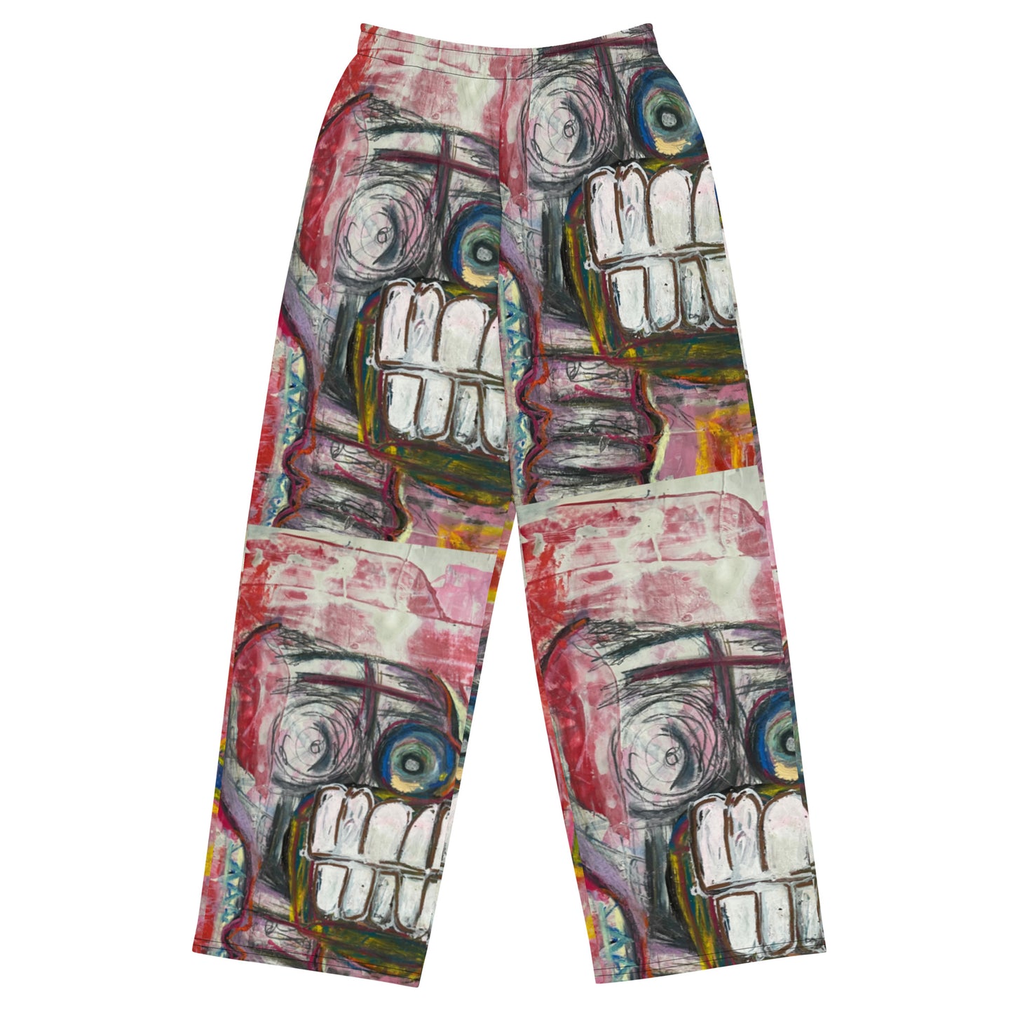 Property of BA All-over print unisex wide-leg pants